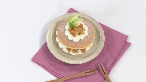 Món ngon mỗi ngày: Pancake nhân táo