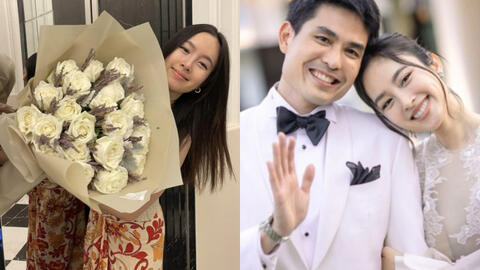 Hoa hậu chuyển giới Nong Poy để mặt mộc đón sinh nhật tuổi 37, được ông xã doanh nhân tỏ tình một câu ngọt lịm