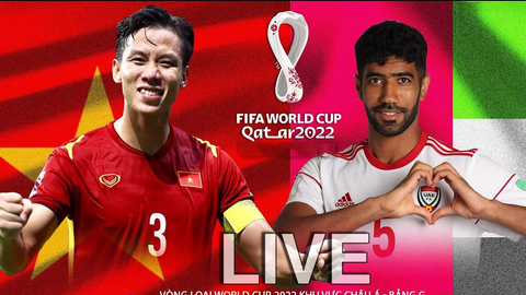 Xem trực tiếp Việt Nam vs UAE: 2 - 3