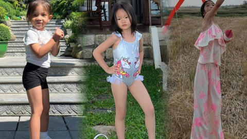 Những nhóc tỳ nhà sao Việt được "thừa kế" đôi chân dài từ mẹ