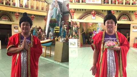 Minh Béo gây xôn xao khi khoe vai diễn Đức Phật