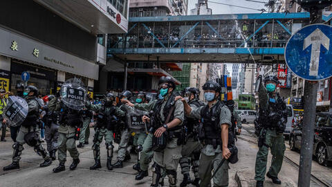 Cảnh sát Hong Kong thông báo sẽ không tha thứ cho những hành động bất hợp pháp và bạo lực