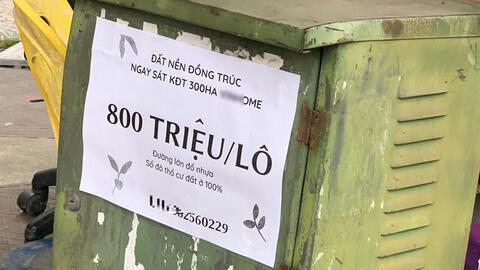Dân môi giới tiếp tục rao bán đất Đồng Trúc với giá trên trời
