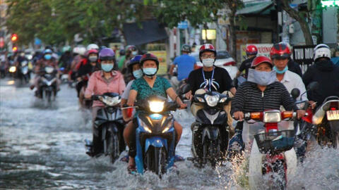 Nam Bộ triều cường đạt đỉnh hôm nay và ngày mai, Bắc Bộ và Bắc Trung Bộ trời  rét