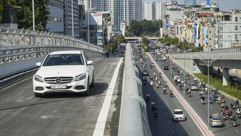 Nút giao thông Ngã Tư Sở: Khi hệ thống hạ tầng giao thông khung hoàn thành theo quy hoạch sẽ giải quyết được triệt để ùn tắc giao thông?