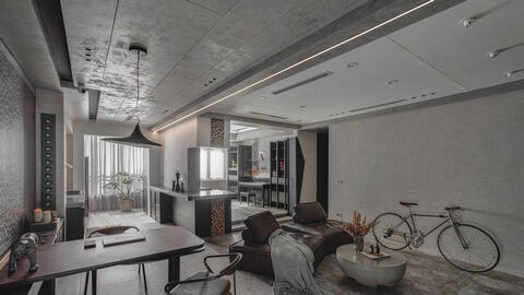 Cải tạo căn hộ xuống cấp, thiếu sáng trở nên đẹp và thoáng mát