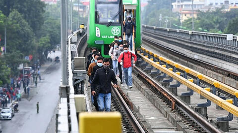 9 đoàn tàu Cát Linh - Hà Đông bắt đầu chạy thử từ ngày 12/12