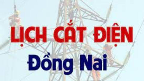 Lịch cúp điện Đồng Nai từ ngày 03/10-09/10/2021