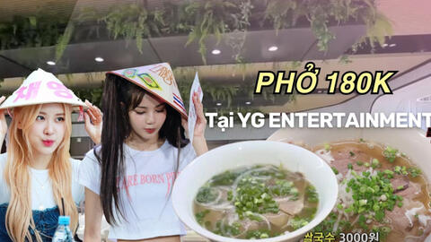 Chẳng cần đi đâu xa BLACKPINK có thể thỏa sức thưởng thức phở Việt tại chính công ty của mình