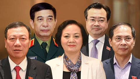 12 Bộ trưởng, trưởng ngành mới của Chính phủ