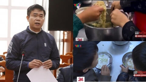 Vụ 11 học sinh ăn 2 gói mì tôm chan cơm: Kết luận bữa ăn bị bớt xén và nhiều nghi vấn sai phạm khác, hiệu trưởng xin từ chức
