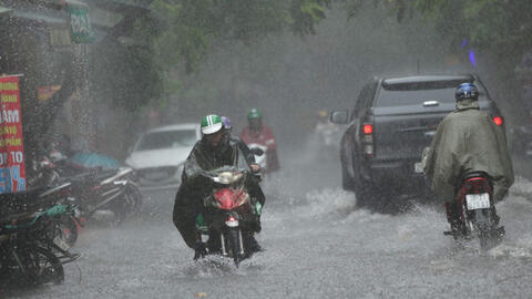 Miền Bắc đón mưa lớn dài ngày từ chiều tối nay 7/9