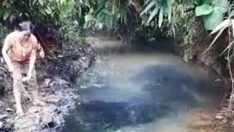 Tổng cục Môi trường: Có người đổ trộm dầu làm ô nhiễm nguồn nước