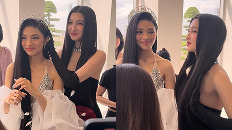 Á hậu Phương Nhi và Minh Kiên chung khung hình, đọ sắc qua camera thường kết quả thế nào?