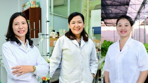 Ba nhà khoa học nữ được nhận học bổng của L'Oreal