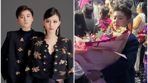 Người yêu tomboy của Á quân The Face Vietnam 2023 ôm hoa dưới khán đài "lọt" ống kinh team qua đường