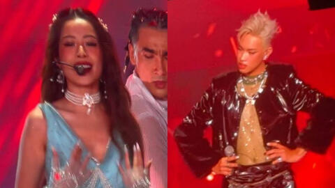 Chi Pu và Pháp Kiều cùng đu bay trên sân khấu Rap Việt Concert,  đọ dáng khi catwalk cực 'slay'!