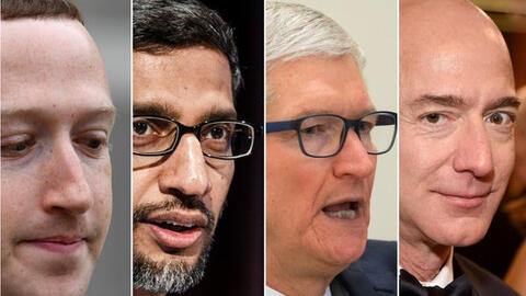 Ngày 29/7, tứ “đại gia” công nghệ thế giới phải điều trần trước Hạ viện Mỹ