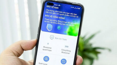 Cách sử dụng "khẩu trang điện tử" Bluezone phòng Covid-19