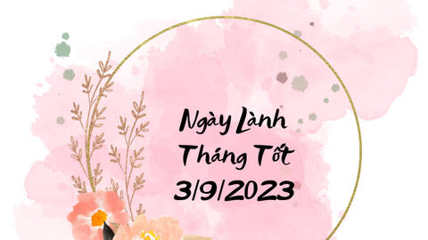 Xem ngày lành tháng tốt 3/9/2023: Đây là một trong những ngày đẹp nhất tháng 9!