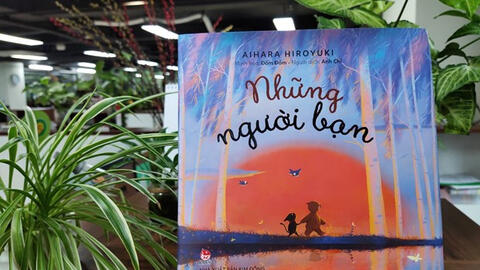 Tranh truyện “Những người bạn” do họa sỹ Việt minh họa được in ở Nhật