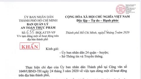 Phòng dịch COVID-19, quán ăn tại TP.HCM chỉ phục vụ tối đa 30 người trong cùng thời điểm