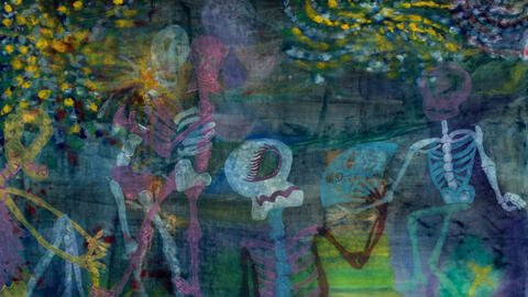 Họa sỹ Tuệ Thư: Buồn buồn lại vẽ đầu lâu...