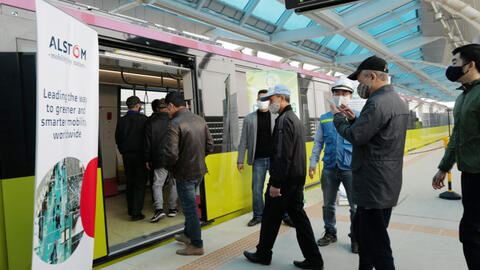 Tham quan đoàn tàu Nhổn - ga Hà Nội