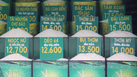 Xuất khẩu gạo ổn định, gạo lẻ giảm nhẹ tại các chợ