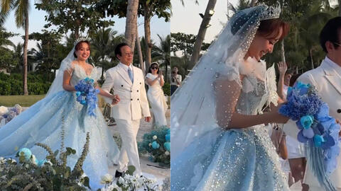 Ý nghĩa hoa cưới xanh dương độc lạ của MC Thanh Vân Hugo: Đặt niềm tin không giới hạn cho "nửa kia" và còn gì nữa?