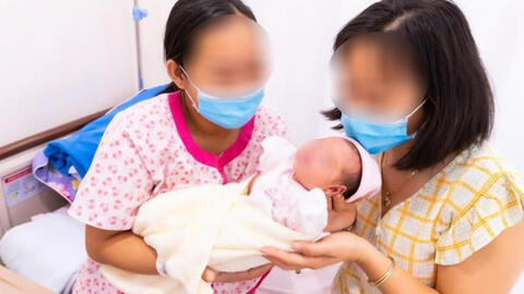 TPHCM: Em chồng mang thai hộ chị dâu hạ sinh bé gái