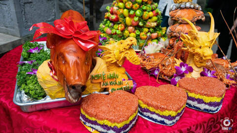 Liên hoan Văn hóa Ẩm thực Đất Tổ: Đặc sắc mâm cỗ dâng Vua Hùng