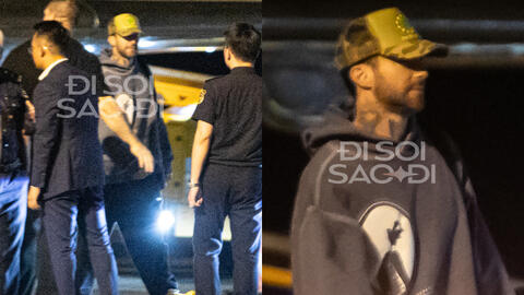 Hot 100 độ: Maroon 5 đổ bộ Phú Quốc bằng chuyên cơ giữa đêm, thủ lĩnh Adam Levine thần thái siêu sao áp đảo