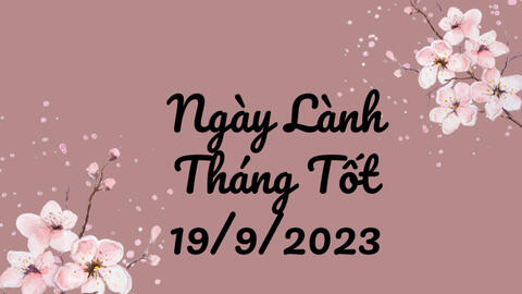 Xem ngày lành tháng tốt 19/9/2023: Việc dữ hóa lành!