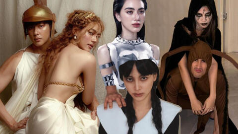 Sao Thái rộn ràng đón Halloween: Baifern - Mai Davika độc đáo nhưng 2 cặp đôi Mark-Kimmy, Nadech-Yaya mới là tâm điểm