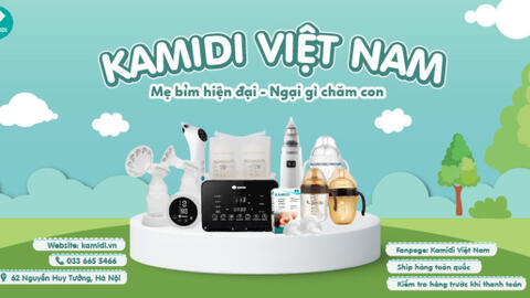 Kamidi Việt Nam - sự trải nghiệm hài lòng về sản phẩm chính hãng mẹ và bé