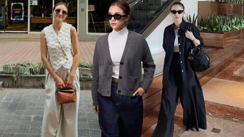 Hot mom Salim chuyên diện quần ống rộng nhưng không gây nhàm chán nhờ loạt cách phối đồ sành điệu