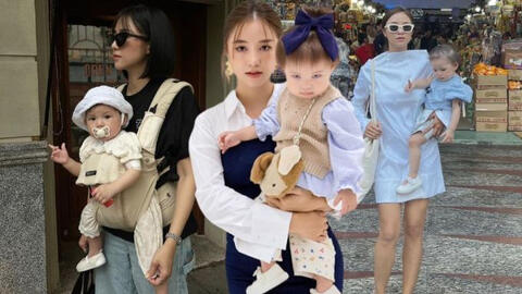Cặp mẹ con Salim và bé Pam có style đồng điệu, ngắm là có ý tưởng diện đồ chụp ảnh tuyệt xinh