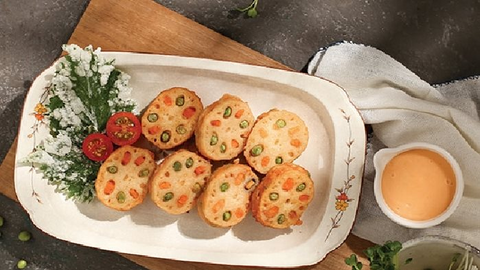 Món ngon mỗi ngày: Chả mực bánh xe chiên giòn