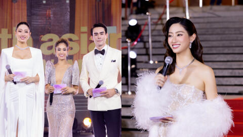 Lương Thùy Linh khoe visual sáng bừng, chiếm spotlight trong lần đầu tiên làm host tại sự kiện quốc tế