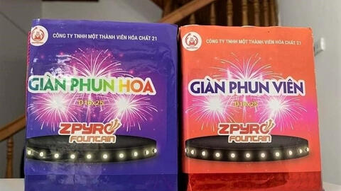 Bộ Công thương cảnh báo mua pháo hoa Z121 trực tuyến