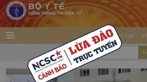Cảnh báo việc lừa tiền cứu trợ COVID-19 trên trang thông tin giả mạo Bộ Y tế