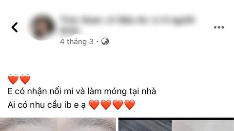 “Bùng nổ” dịch vụ làm móng, nối mi tại nhà trong mùa dịch COVID-19