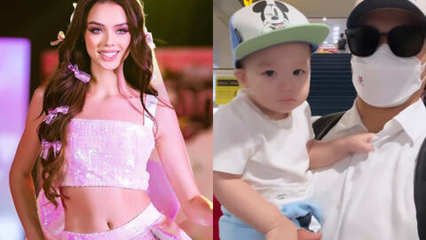 Bùi Tiến Dũng lần đầu đưa con trai về quê nhưng vợ mẫu tây bất ngờ không đi cùng, có chuyện gì đây