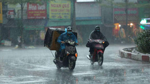 Mưa dông ở miền Bắc kéo dài đến khi nào?