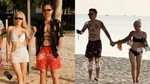 Cuối cùng ảnh nơi Andree - Phương Ly bị tóm hôn nhau được công khai, thái độ khi đứng cạnh gây chú ý