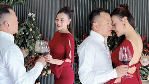 Phương Oanh tiết lộ hậu trường chụp ảnh với shark Bình, ngoại hình mang song thai khiến netizen tấm tắc: "Biết vì sao shark yêu chị này rồi đó"