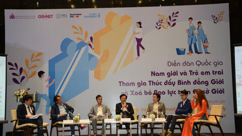 Nam giới tham gia thúc đẩy bình đẳng thì chính họ mới không bị bỏ lại phía sau