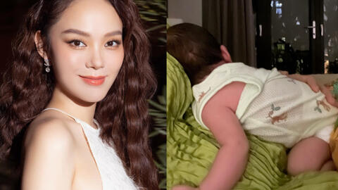 Minh Hằng hiếm hoi khoe cận quý tử đầu lòng, vẫn giữ 1 nguyên tắc quen thuộc
