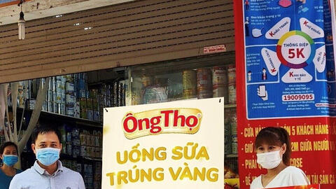 Sữa đặc Ông Thọ mừng sinh nhật 45 năm với cơn mưa vàng đã đến với nhiều khách hàng may mắn